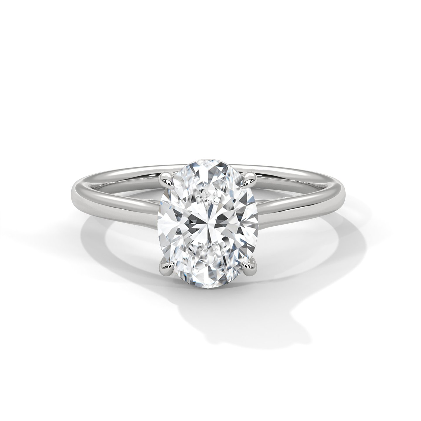 Oval Solitaire Ring 005