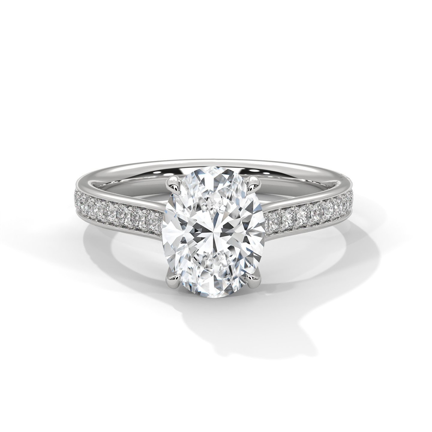 Oval Solitaire Ring 006
