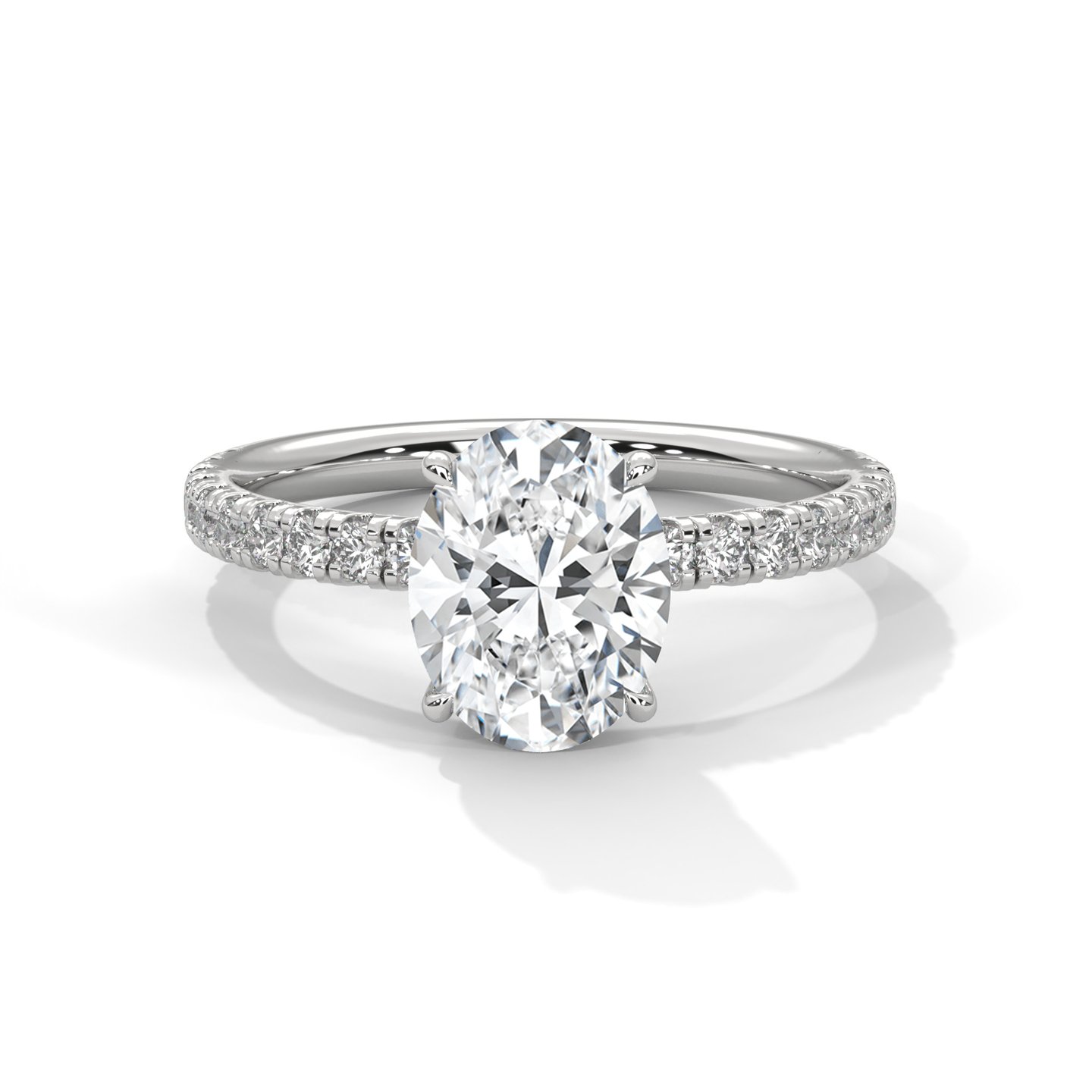 Oval Solitaire Ring 007